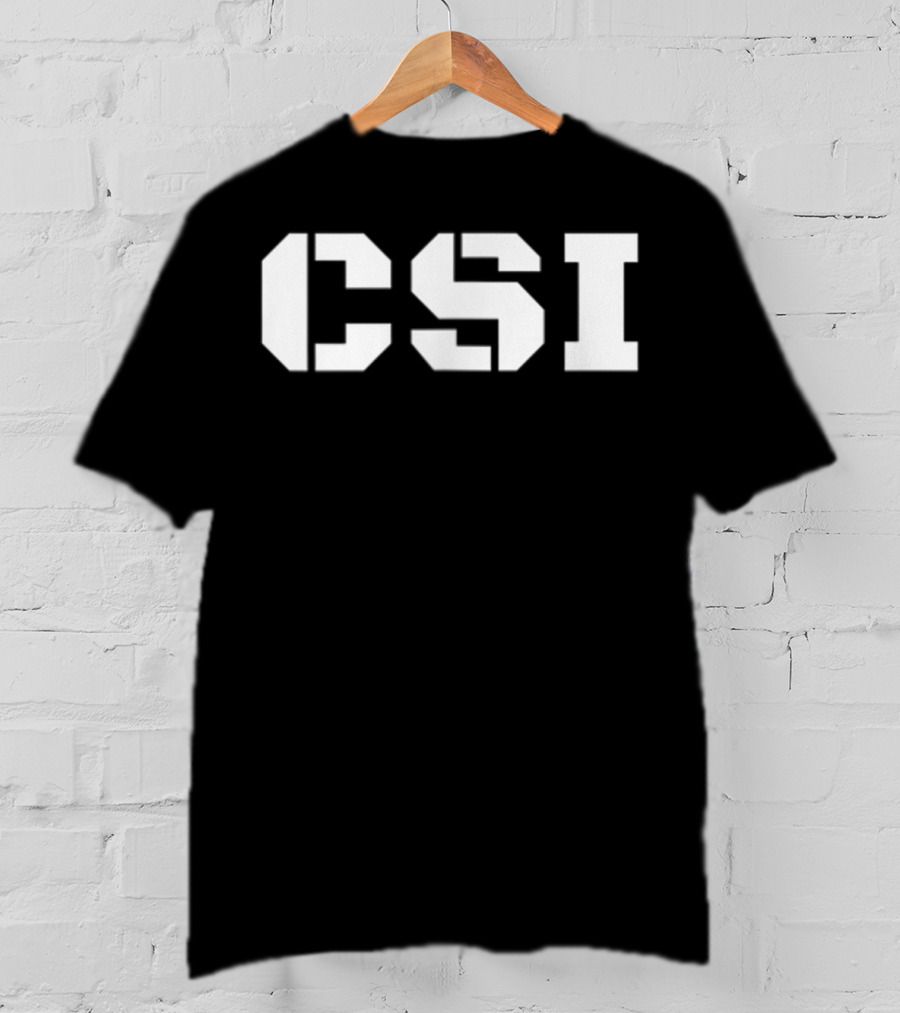 CSI Crime Scene Investigation Police T-Shirt