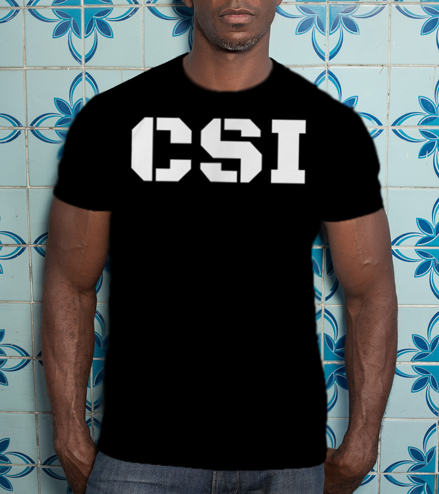 CSI Crime Scene Investigation Police T-Shirt