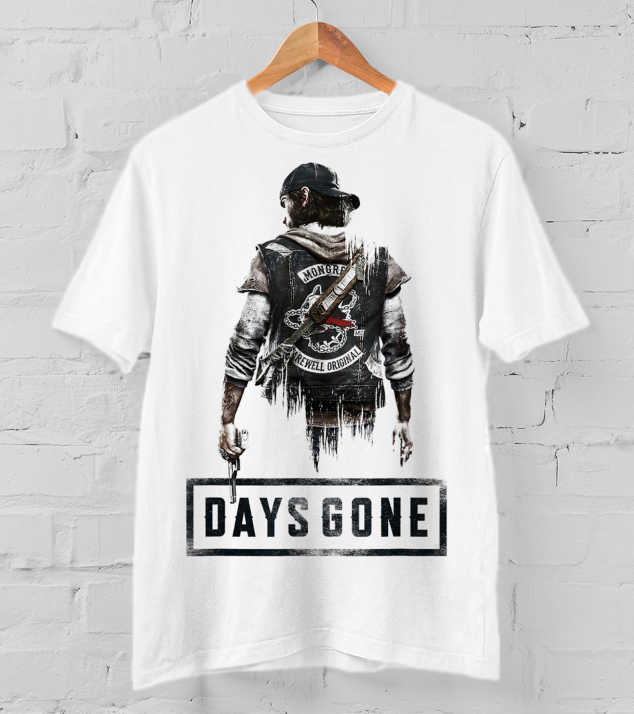 Days Gone Game Character Back View T-Shirt
