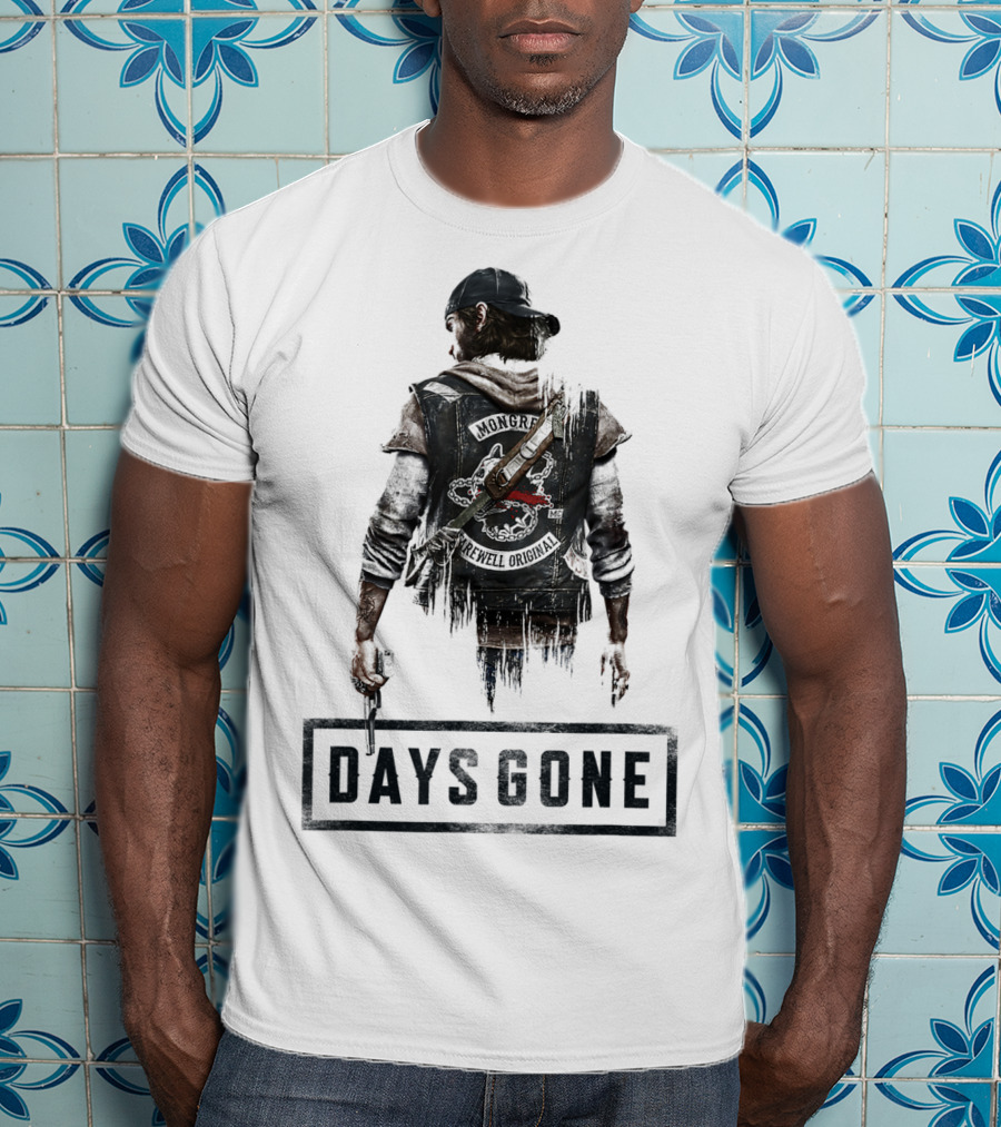 Days Gone Game Character Back View T-Shirt