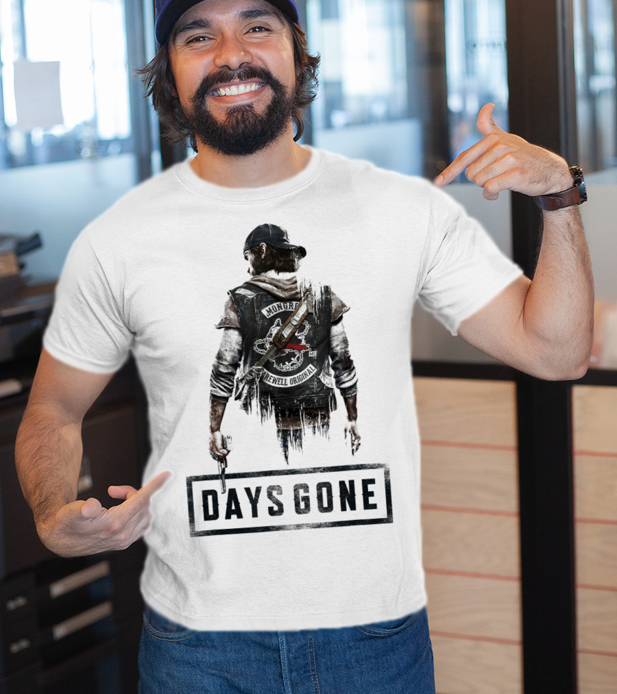 Days Gone Game Character Back View T-Shirt