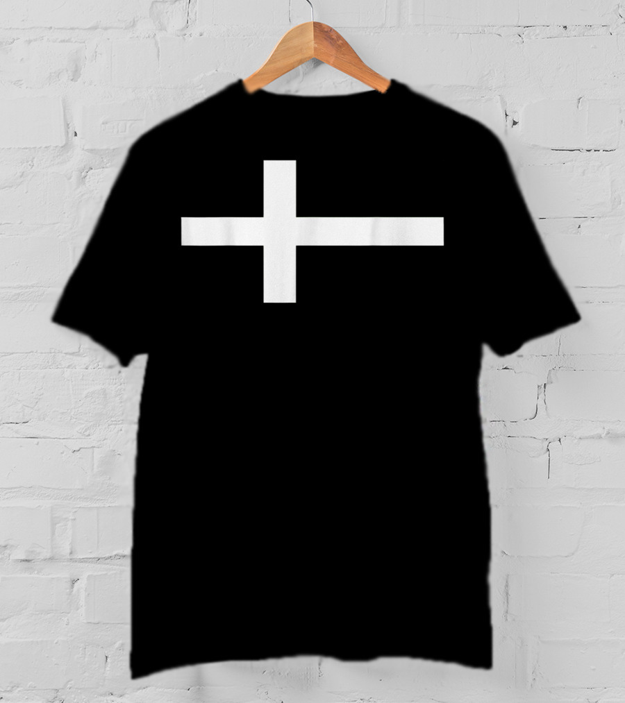 Denmark Flag Cross Danish Scandinavian Danmark T-Shirt