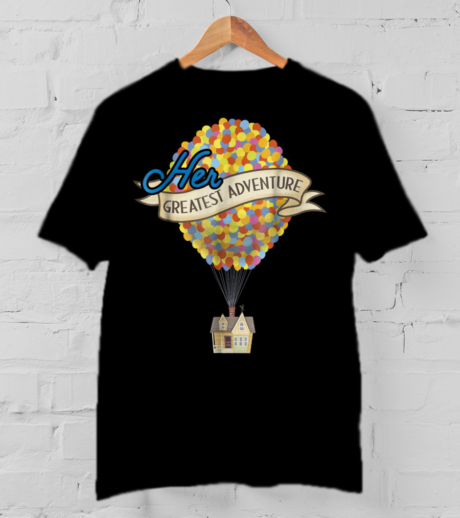 Disney Pixar Up Her Greatest Adventure Balloon House T-Shirt