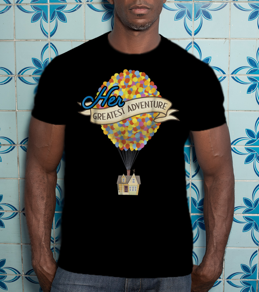 Disney Pixar Up Her Greatest Adventure Balloon House T-Shirt