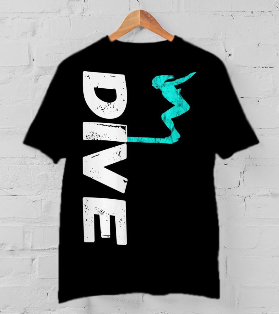 Dive Springboard Platform Diving Board Jumper T-Shirt