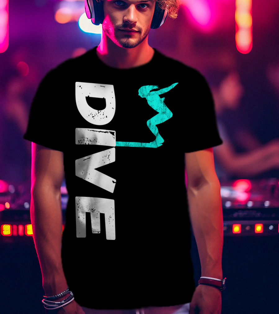 Dive Springboard Platform Diving Board Jumper T-Shirt