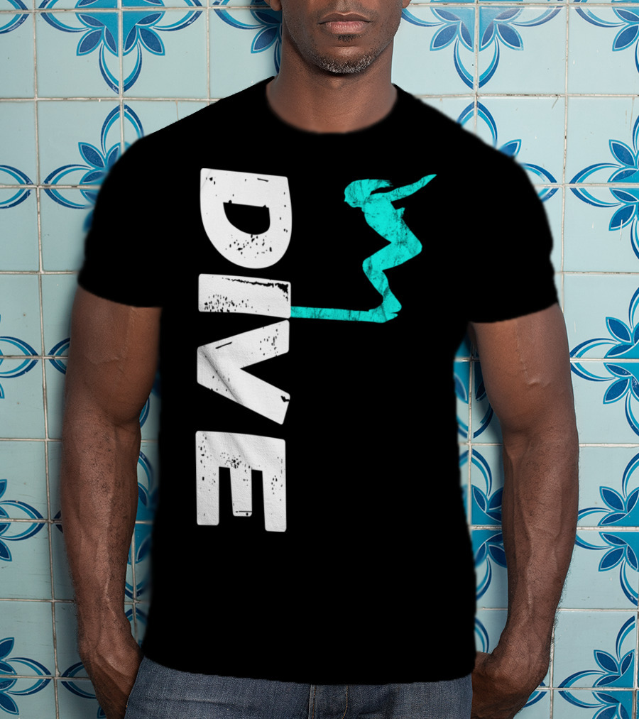 Dive Springboard Platform Diving Board Jumper T-Shirt