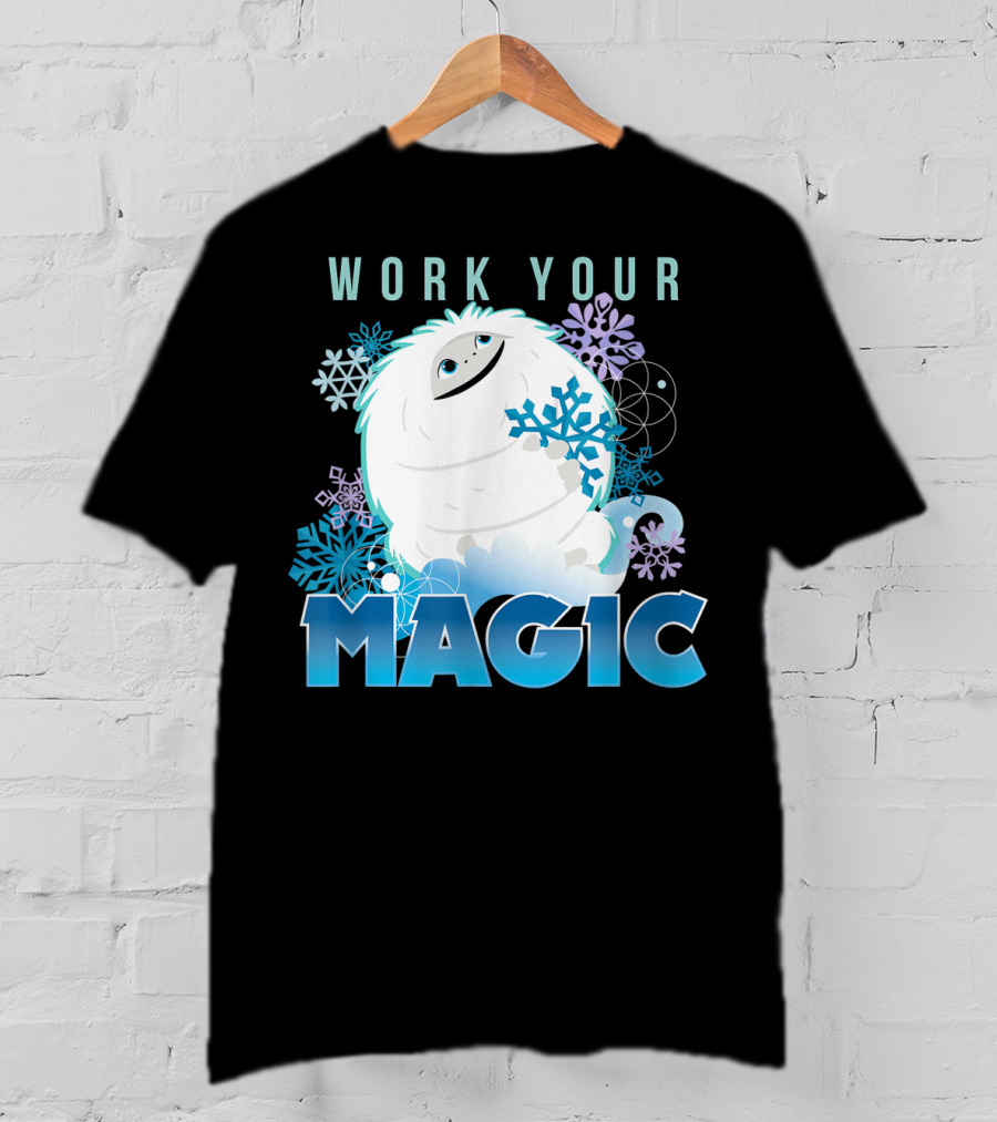 Dreamworks Abominable Work Your Magic Yeti With Snowflakes T-Shirt