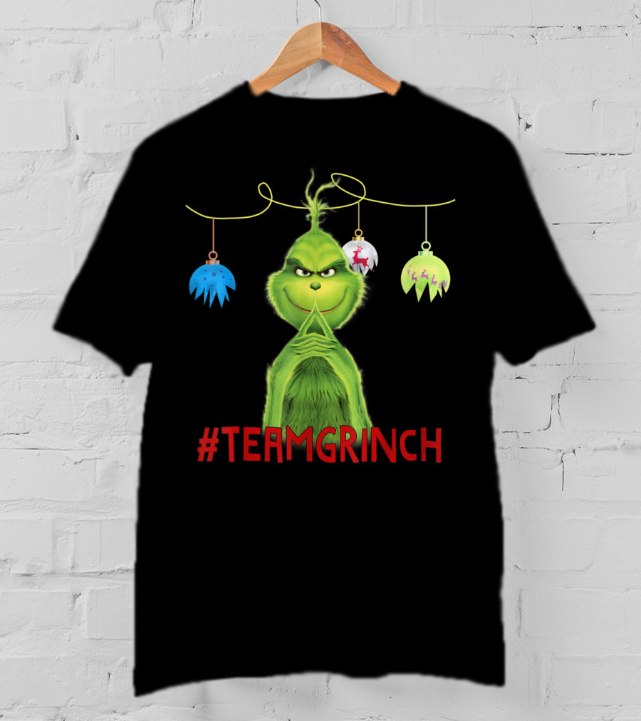 Drseuss Thegrinch #Teamgrinch Christmas T-Shirt