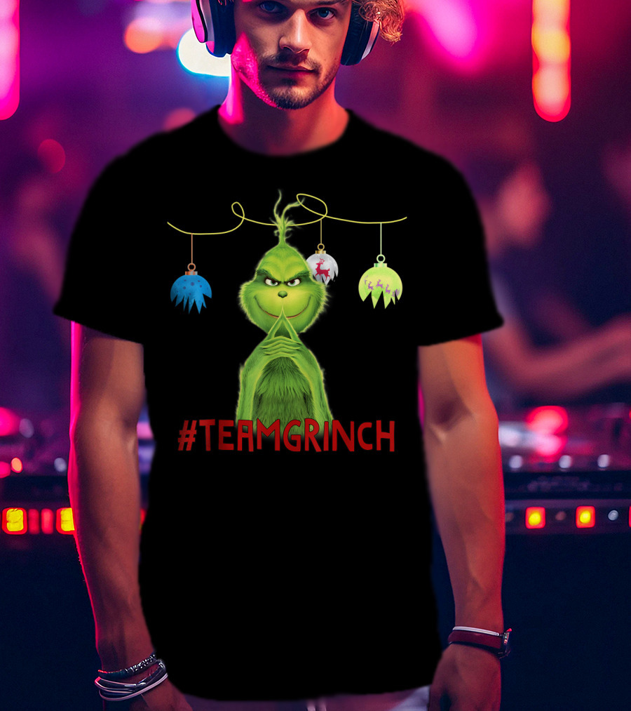 Drseuss Thegrinch #Teamgrinch Christmas T-Shirt