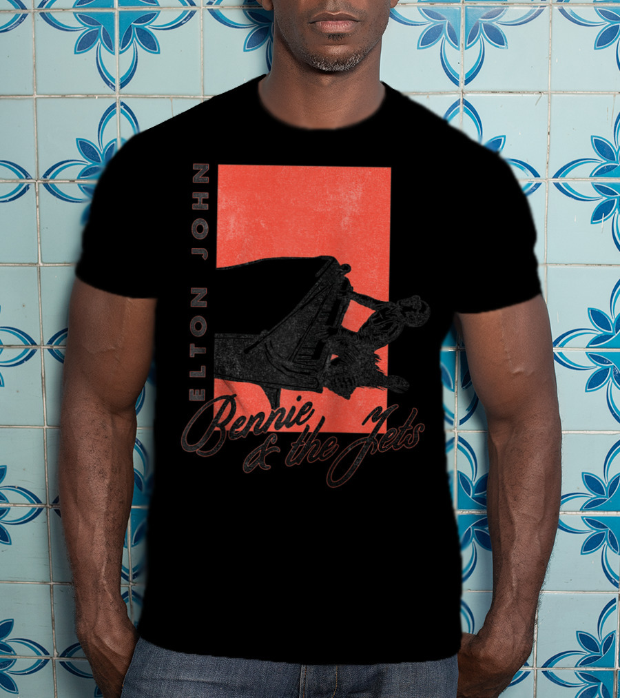 Elton John Bennie And The Jets Piano T-Shirt