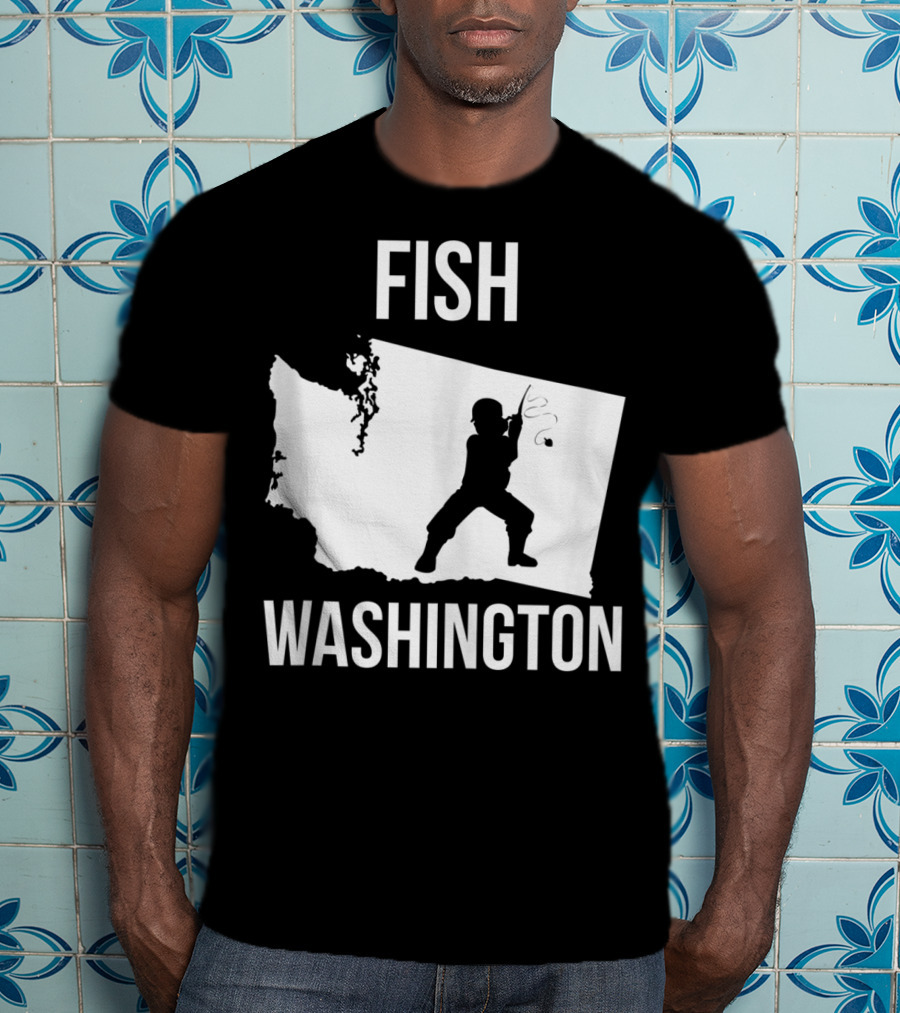 Fish Washington State Fishing Pride T-Shirt