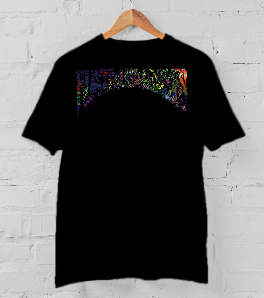 Flatbush Zombies Colorful Triangle Psychedelic Faces T-Shirt
