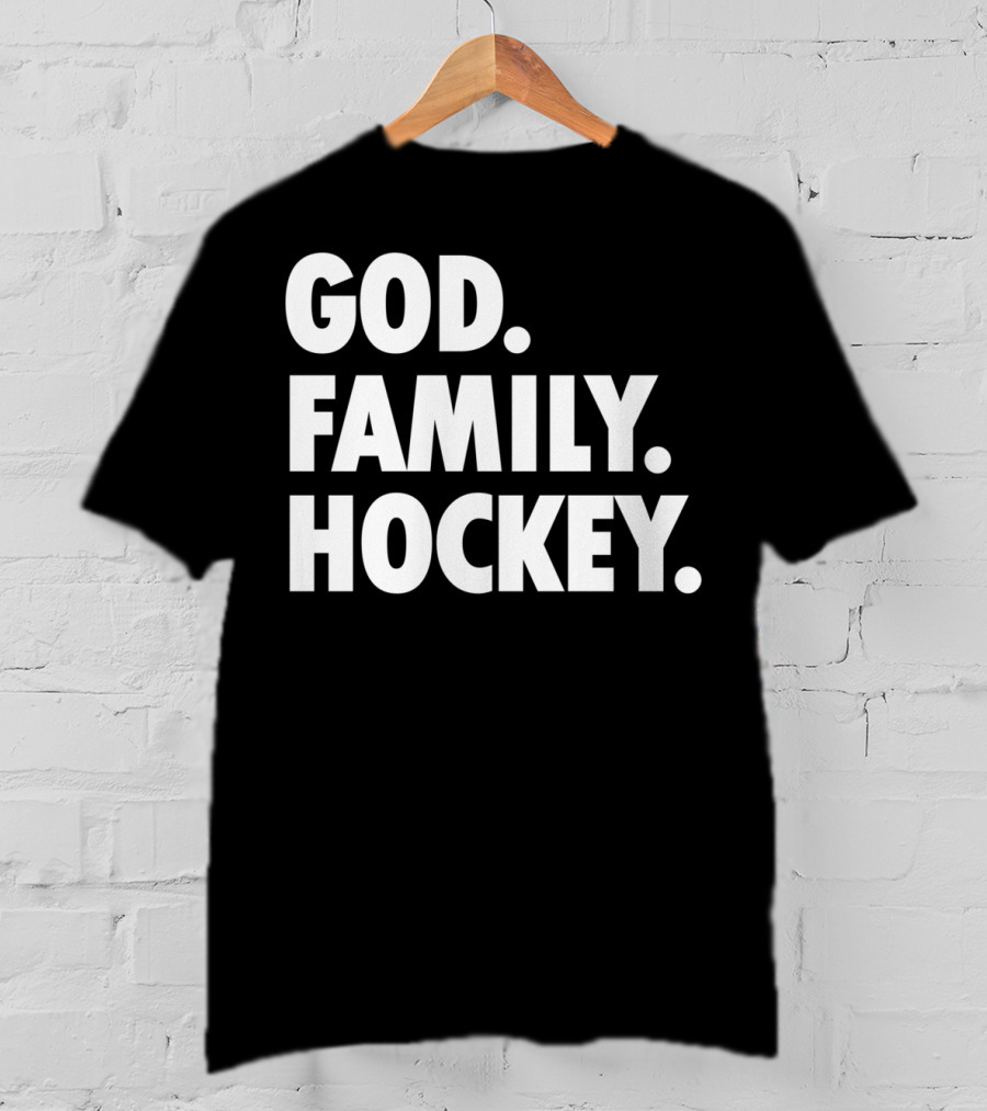 God Family Hockey T-Shirt