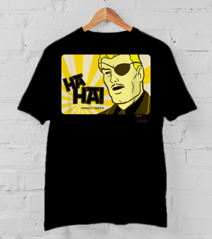 Ha Ha Dangly Parts Harvey Birdman Attorney At Law Phil Ken Sebben T-Shirt