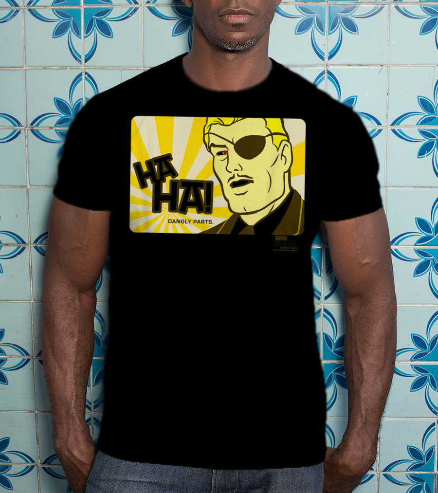 Ha Ha Dangly Parts Harvey Birdman Attorney At Law Phil Ken Sebben T-Shirt