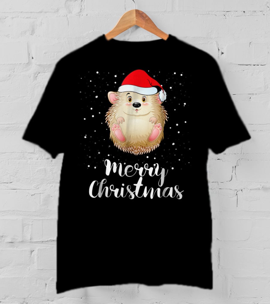 Merry Christmas Porcupine Family Matching Group T-Shirt