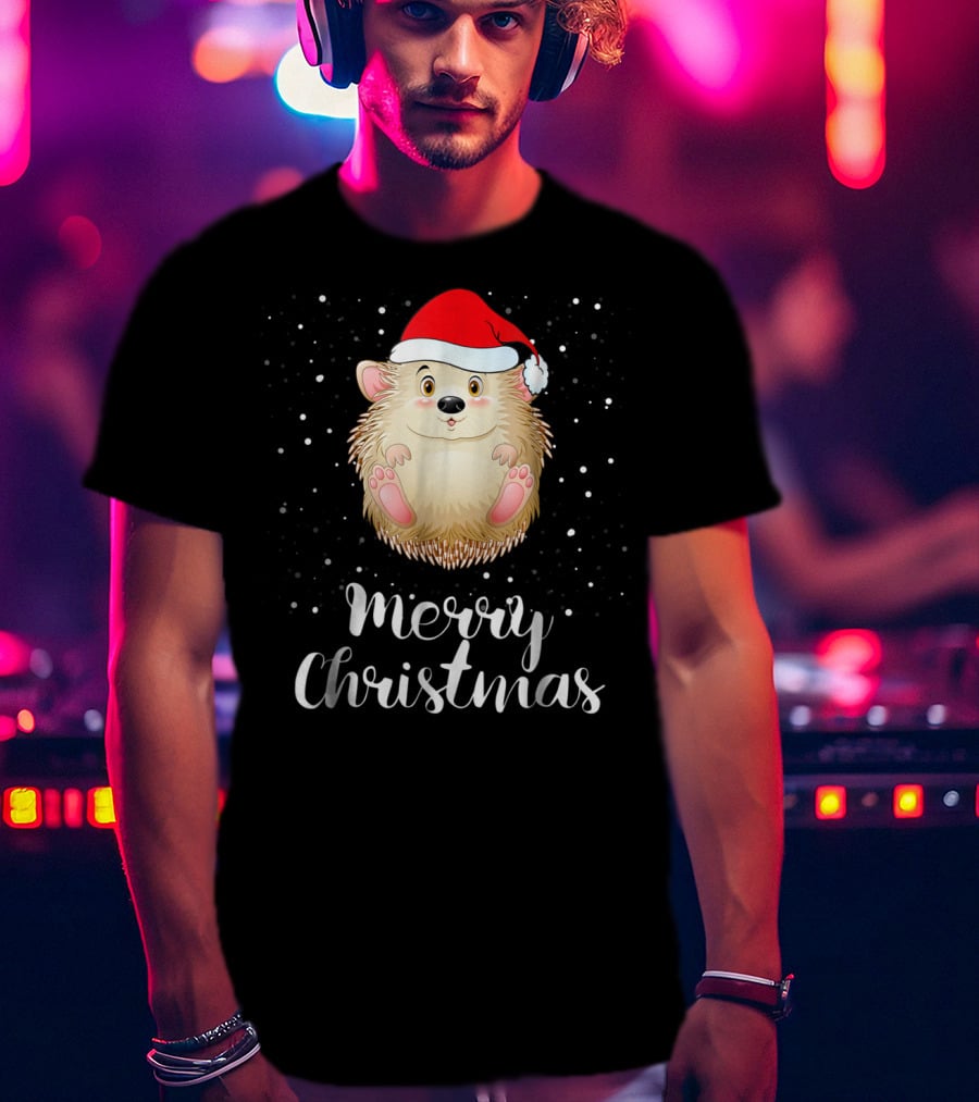 Merry Christmas Porcupine Family Matching Group T-Shirt