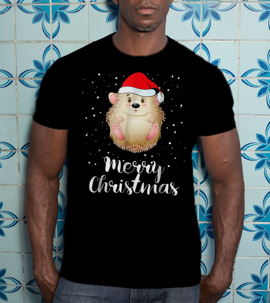 Merry Christmas Porcupine Family Matching Group T-Shirt