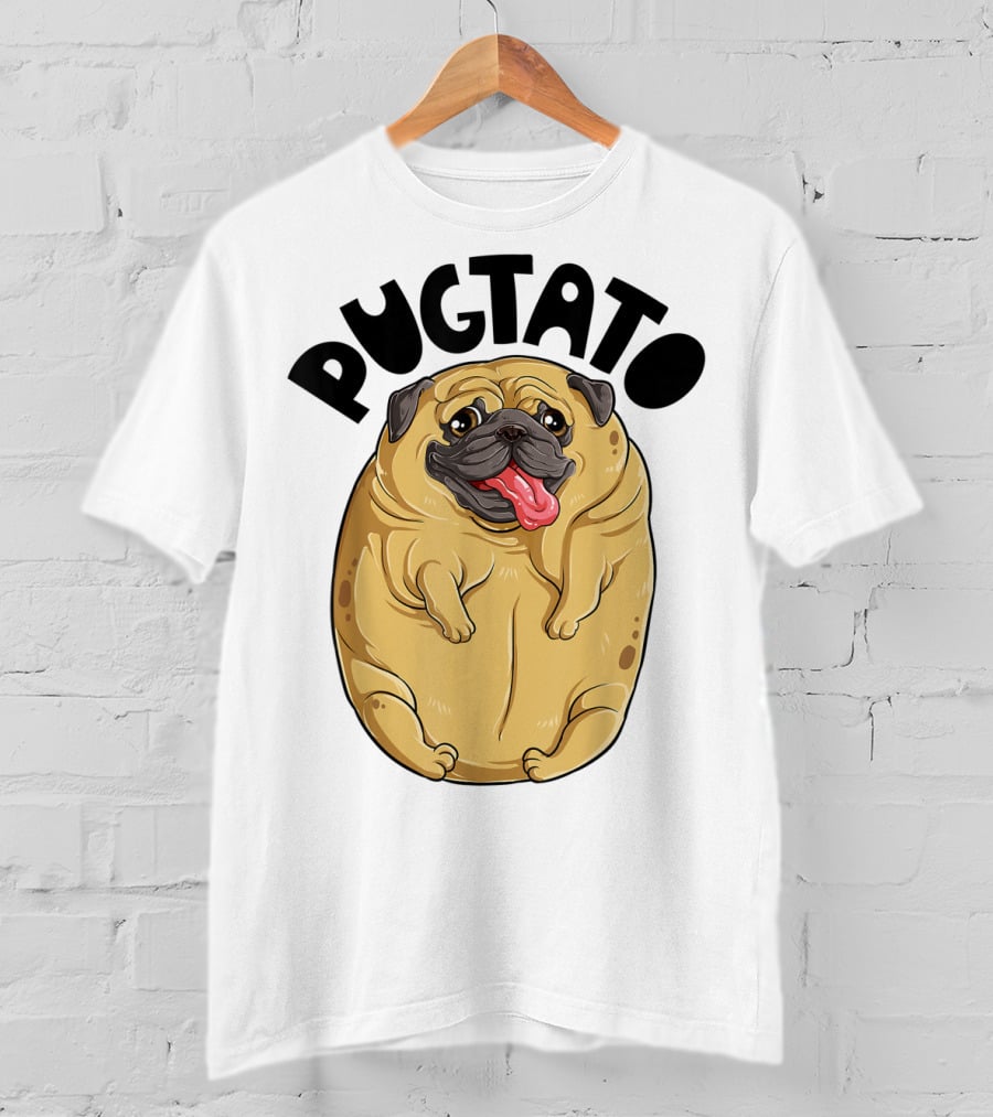 Pugtato Pug Potato Dog Lovers T-Shirt