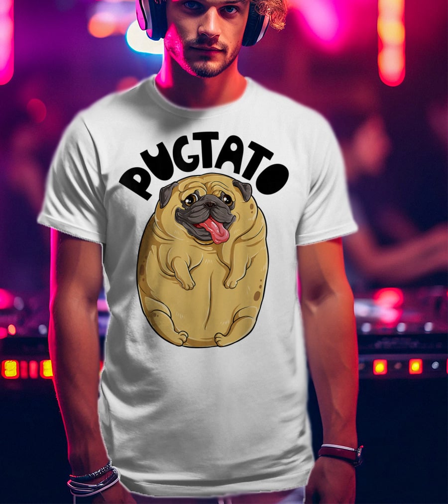 Pugtato Pug Potato Dog Lovers T-Shirt
