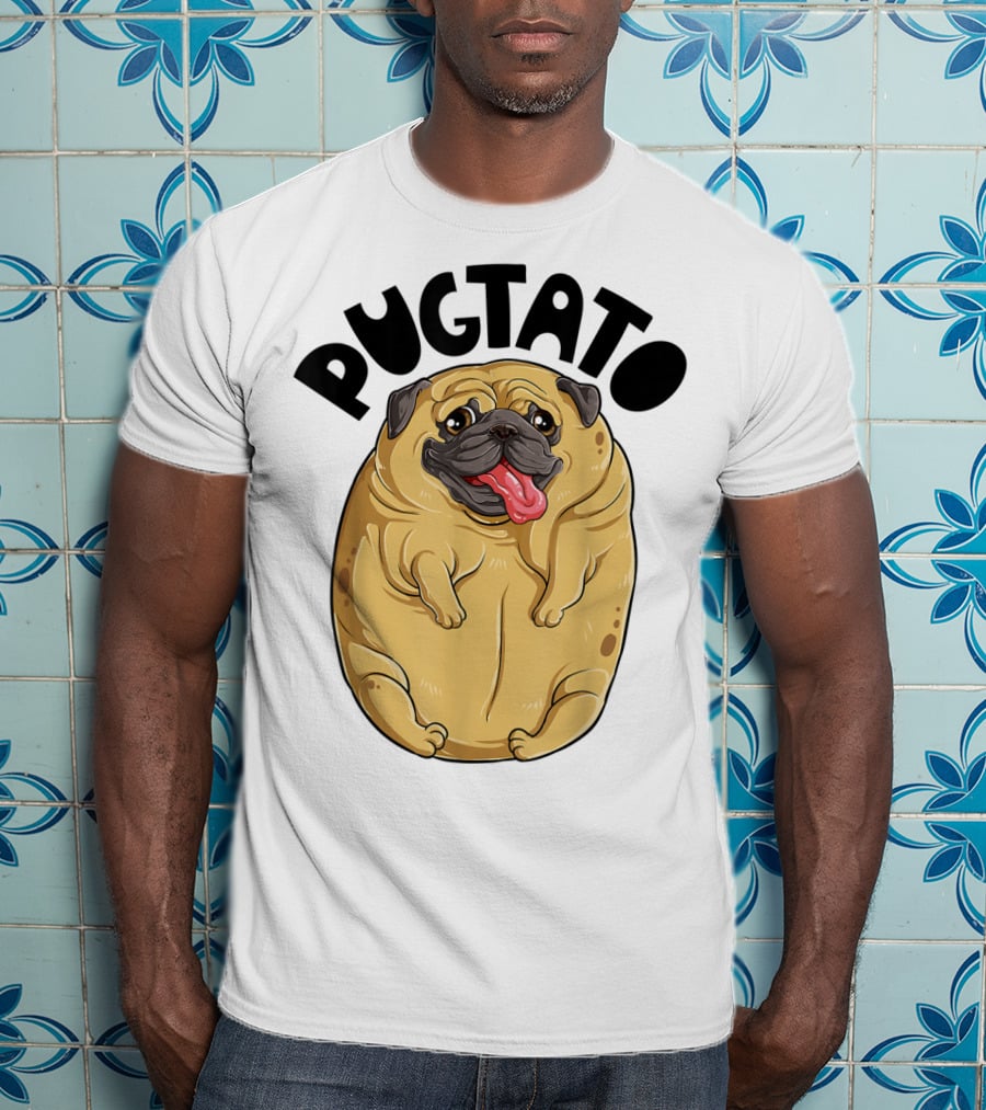 Pugtato Pug Potato Dog Lovers T-Shirt