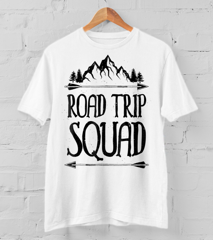 Road Trip Squad Summer Travel Adventure T-Shirt