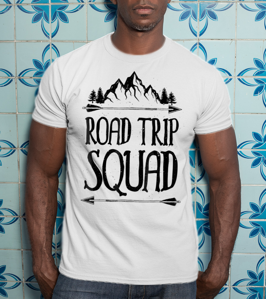 Road Trip Squad Summer Travel Adventure T-Shirt
