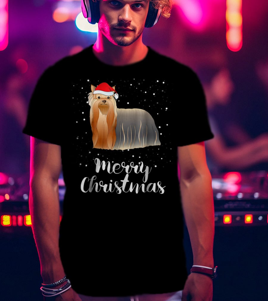 Merry Christmas Shih Tzu Family Group Matching T-Shirt