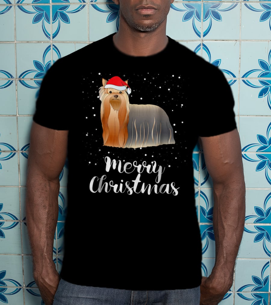 Merry Christmas Shih Tzu Family Group Matching T-Shirt