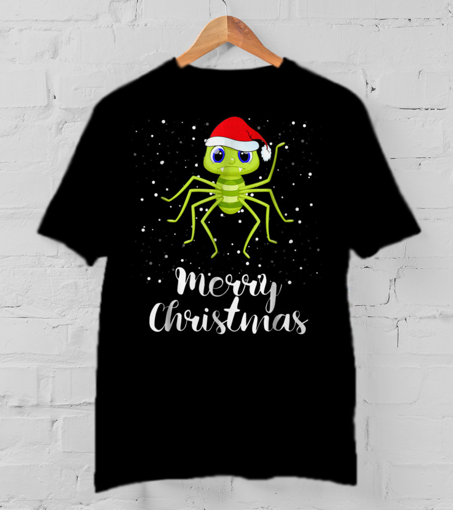 Merry Christmas Spider Funny Family Group Holiday T-Shirt