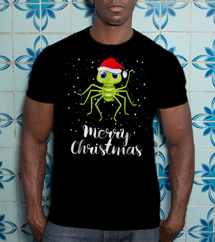Merry Christmas Spider Funny Family Group Holiday T-Shirt