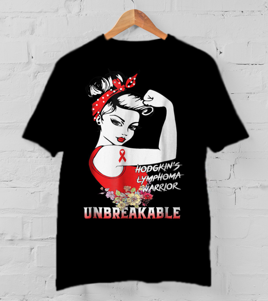 Hodgkin's Lymphoma Warrior Unbreakable T-Shirt