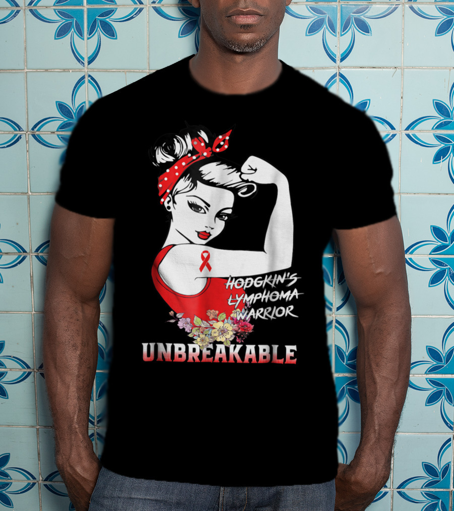 Hodgkin's Lymphoma Warrior Unbreakable T-Shirt