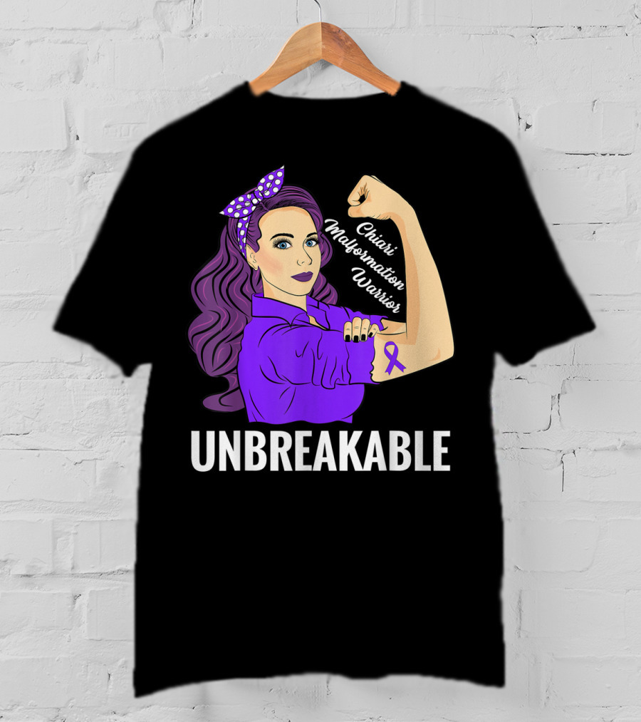 Unbreakable Chiari Malformation Awareness Warrior T-Shirt