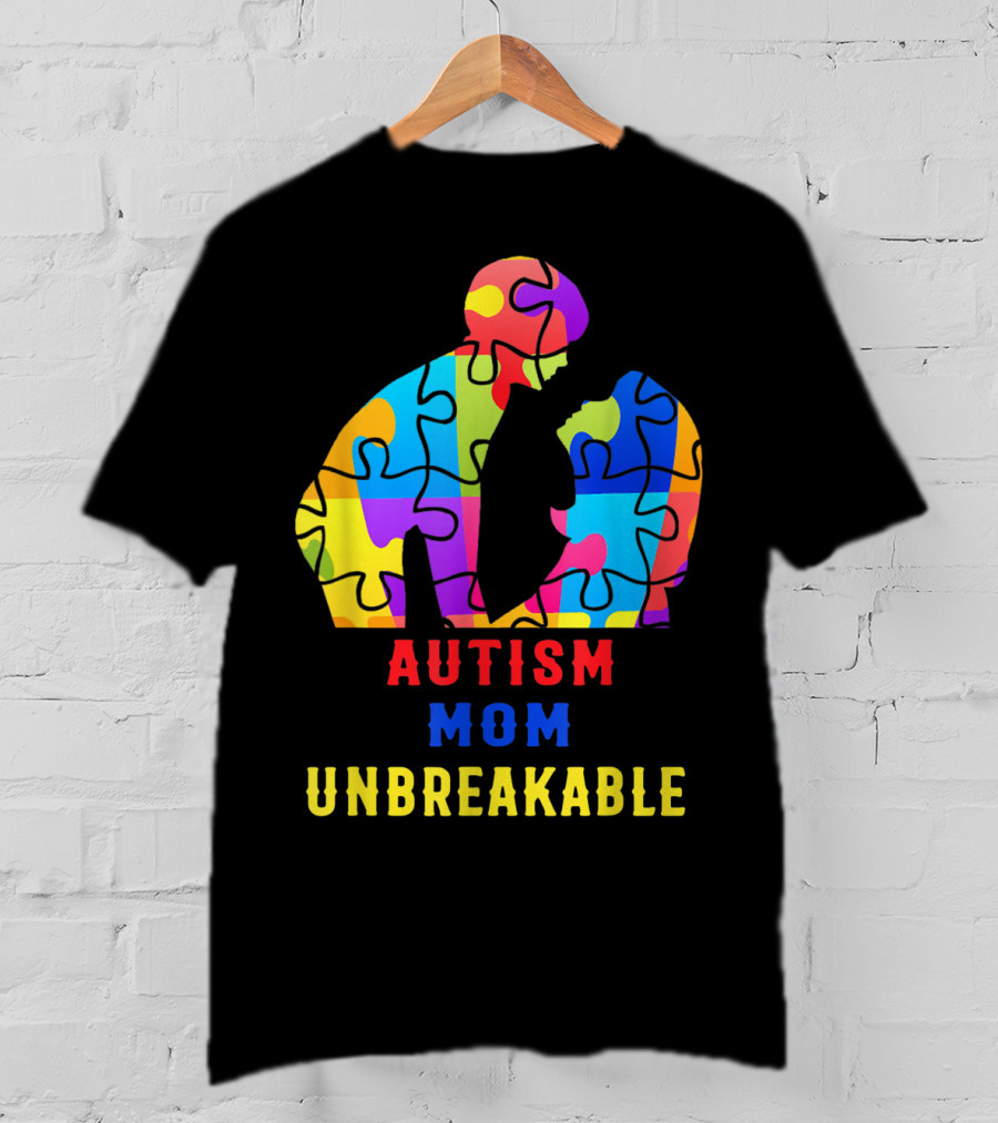 Autism Mom Unbreakable Puzzle T-Shirt