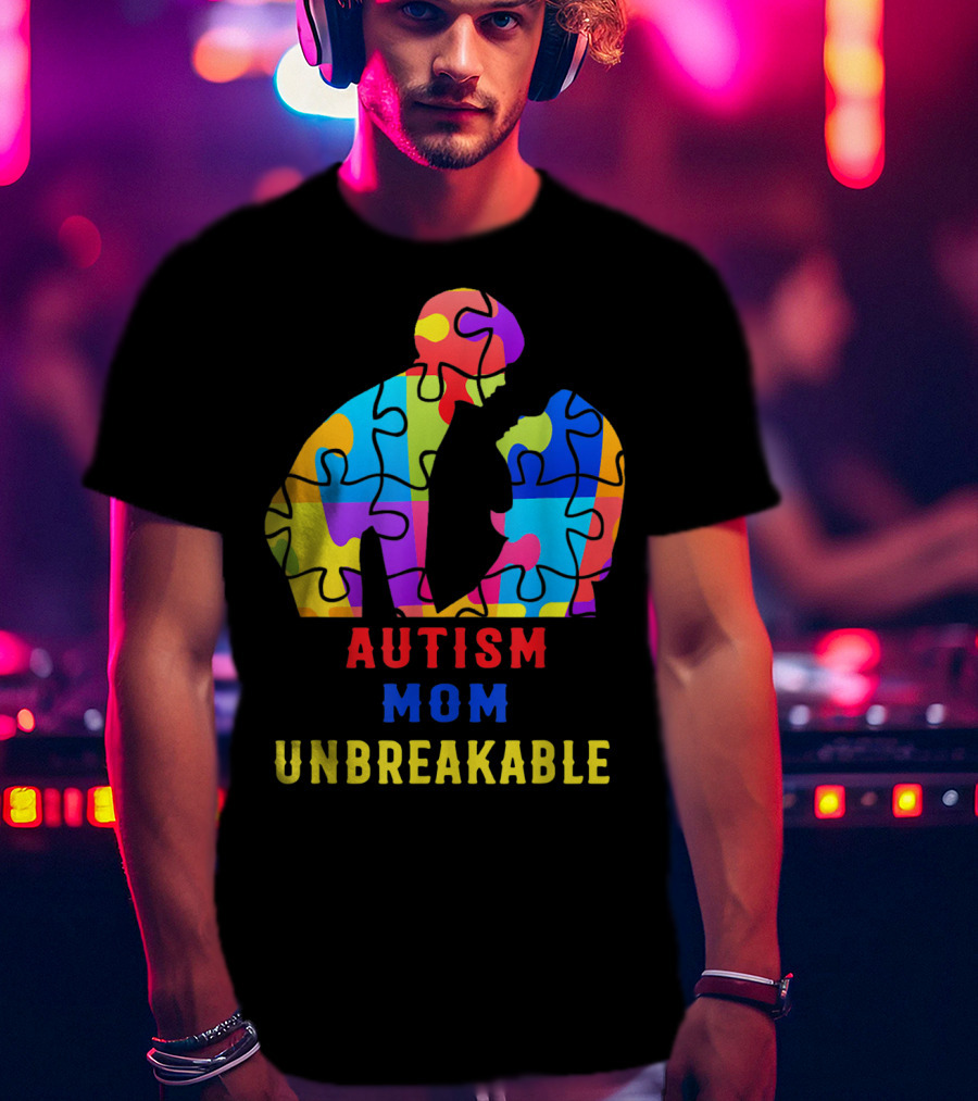 Autism Mom Unbreakable Puzzle T-Shirt
