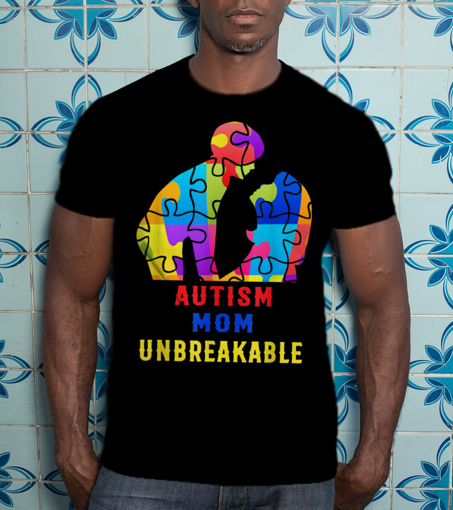 Autism Mom Unbreakable Puzzle T-Shirt