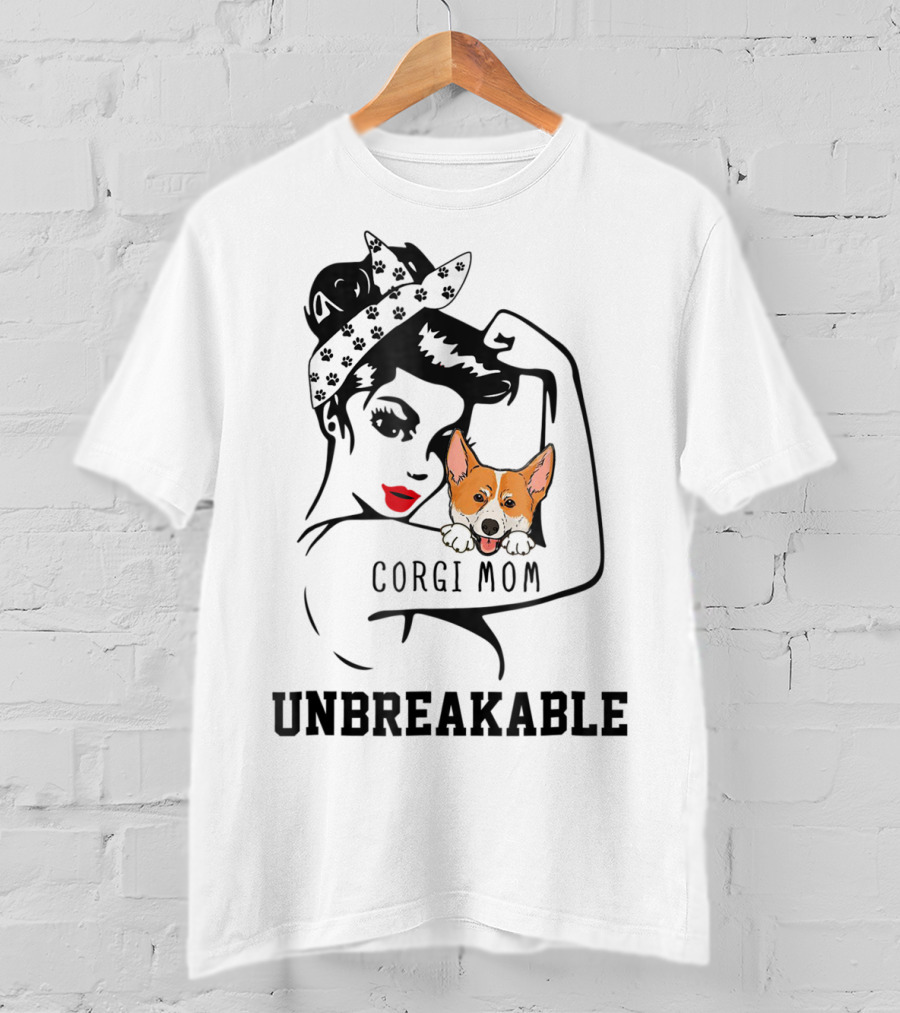 Pembroke Corgi Mom Unbreakable T-Shirt
