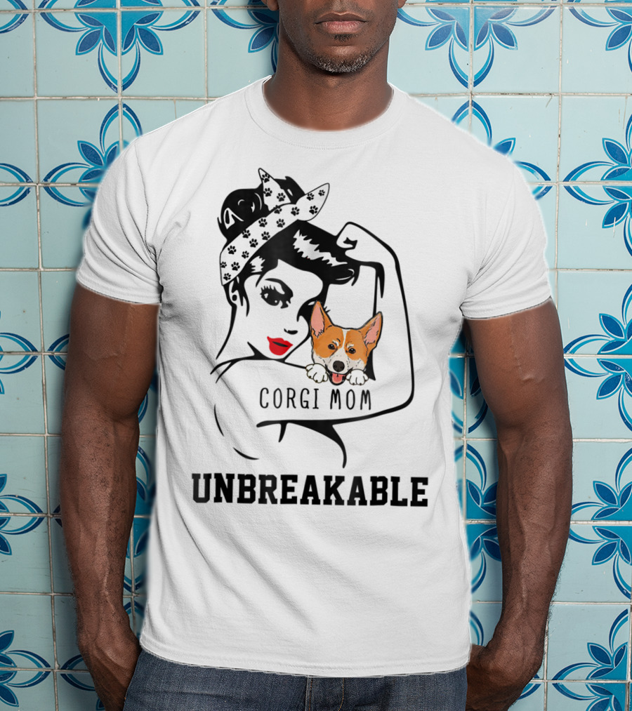Pembroke Corgi Mom Unbreakable T-Shirt