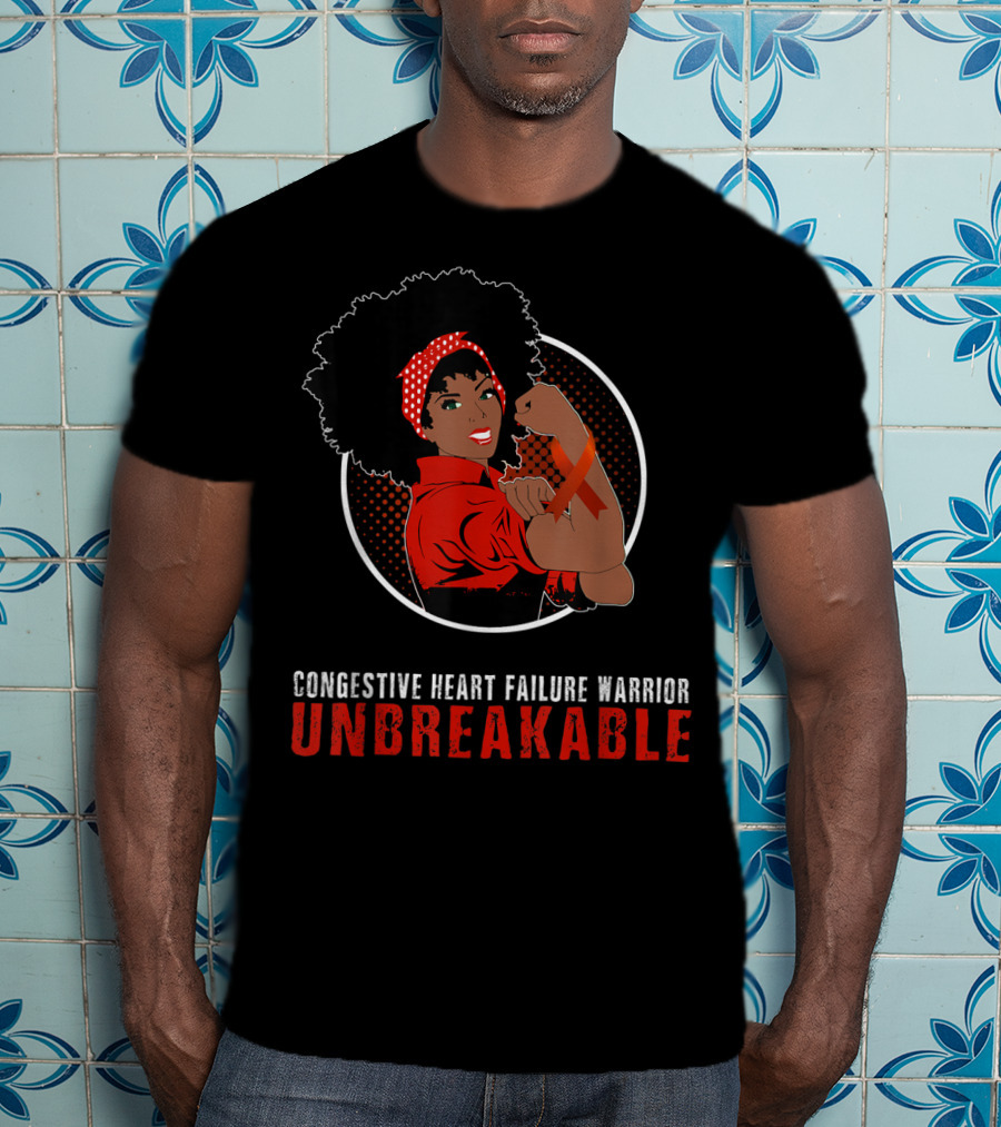 Congestive Heart Failure Warrior Unbreakable T-Shirt