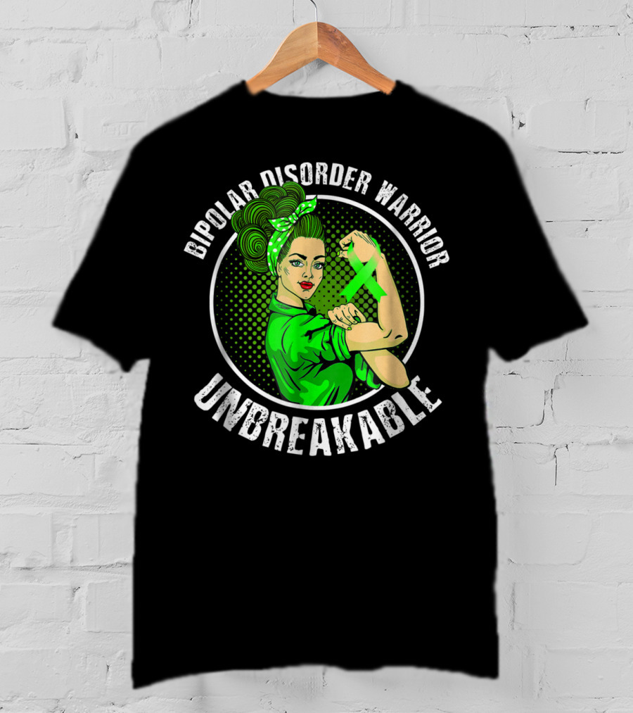 Bipolar Disorder Warrior Unbreakable T-Shirt