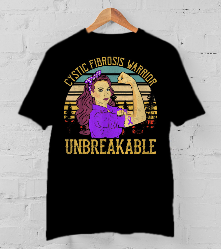 Cystic Fibrosis Warrior Unbreakable T-Shirt