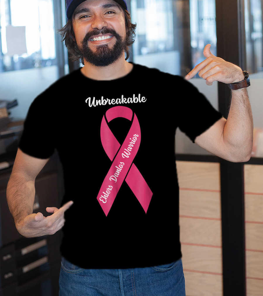 Unbreakable Ehlers Danlos Warrior Pink T-Shirt