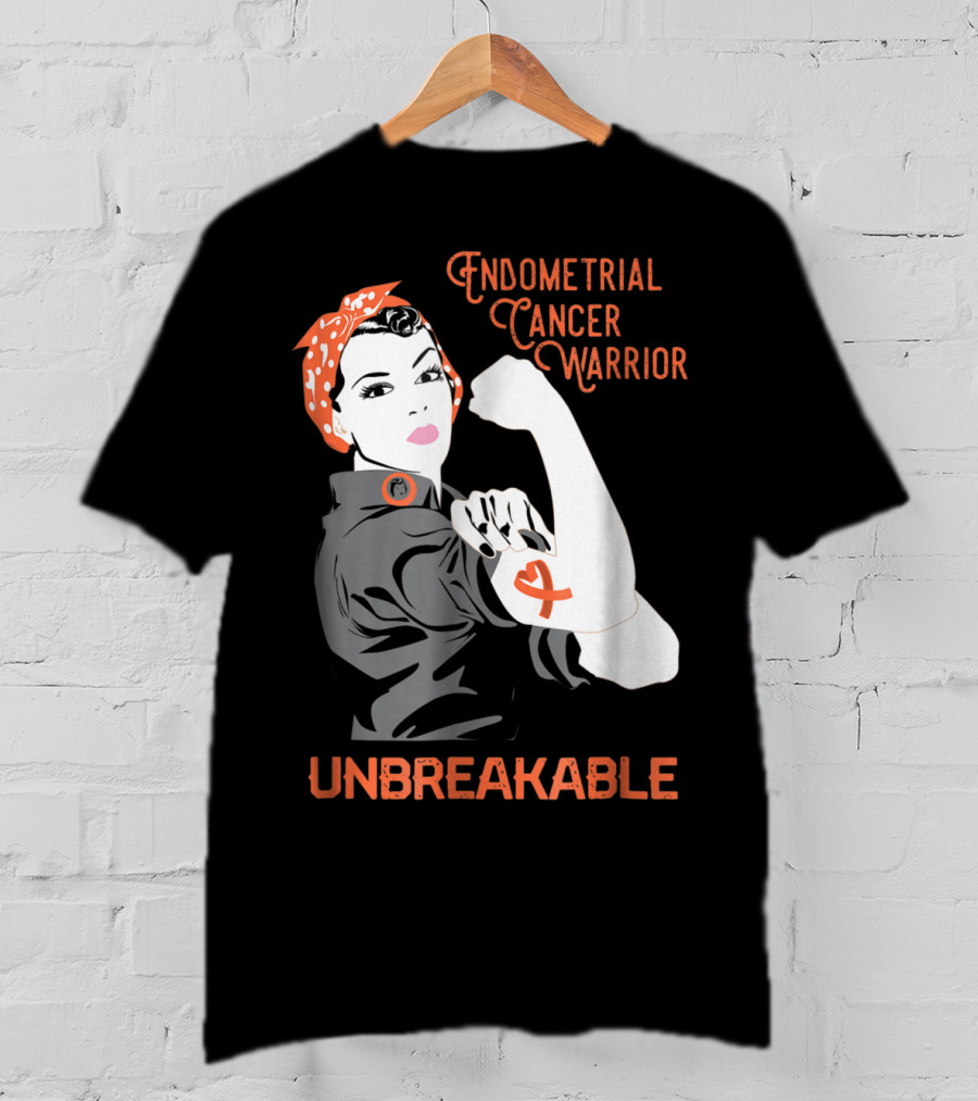 Endometrial Cancer Warrior Unbreakable T-Shirt