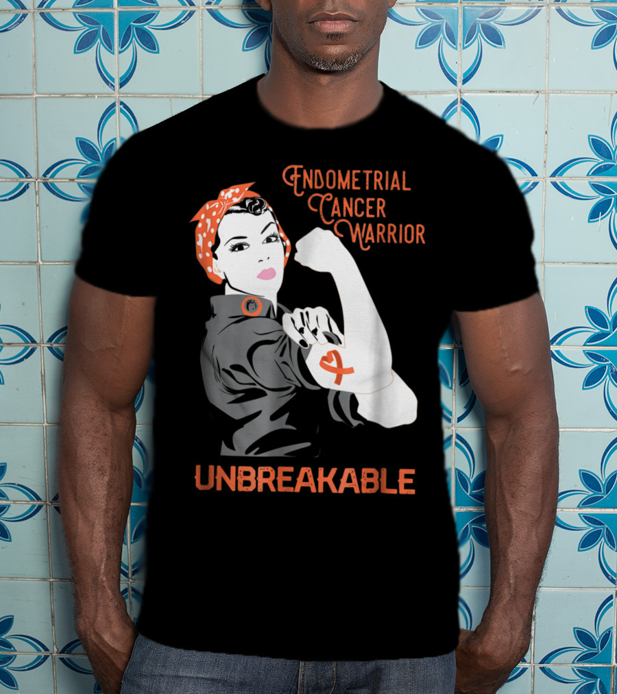 Endometrial Cancer Warrior Unbreakable T-Shirt
