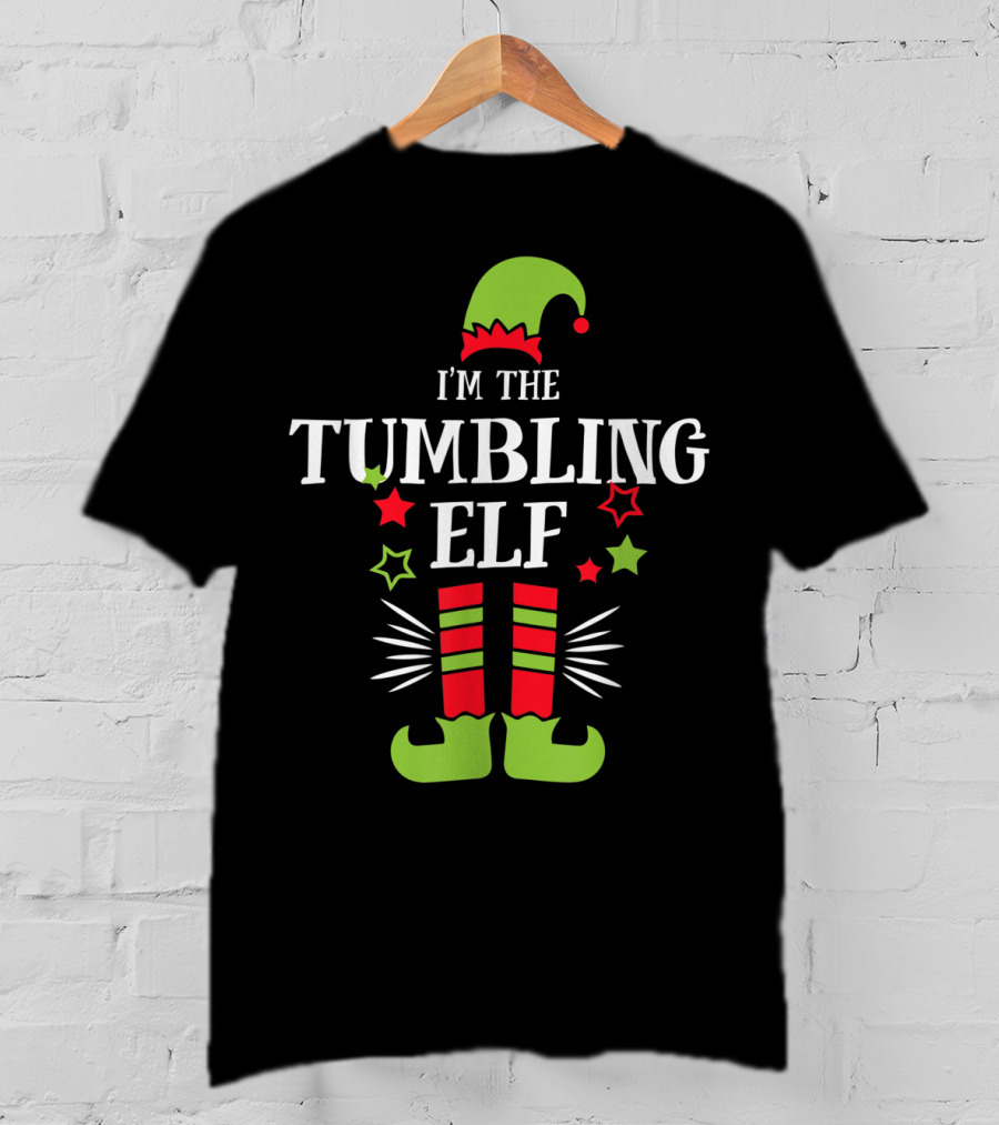 I'm The Tumbling Elf Festive Holiday Costume T-Shirt