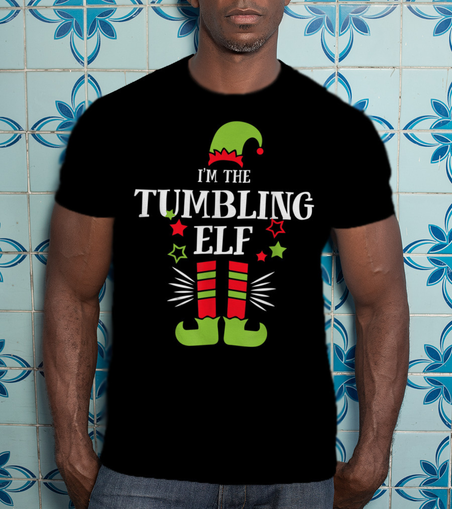 I'm The Tumbling Elf Festive Holiday Costume T-Shirt