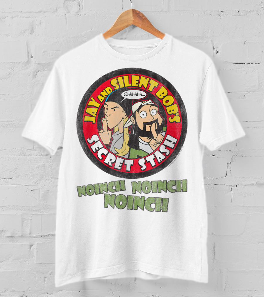 Jay And Silent Bob's Secret Stash Shhhhh Noinch Noinch Noinch T-Shirt