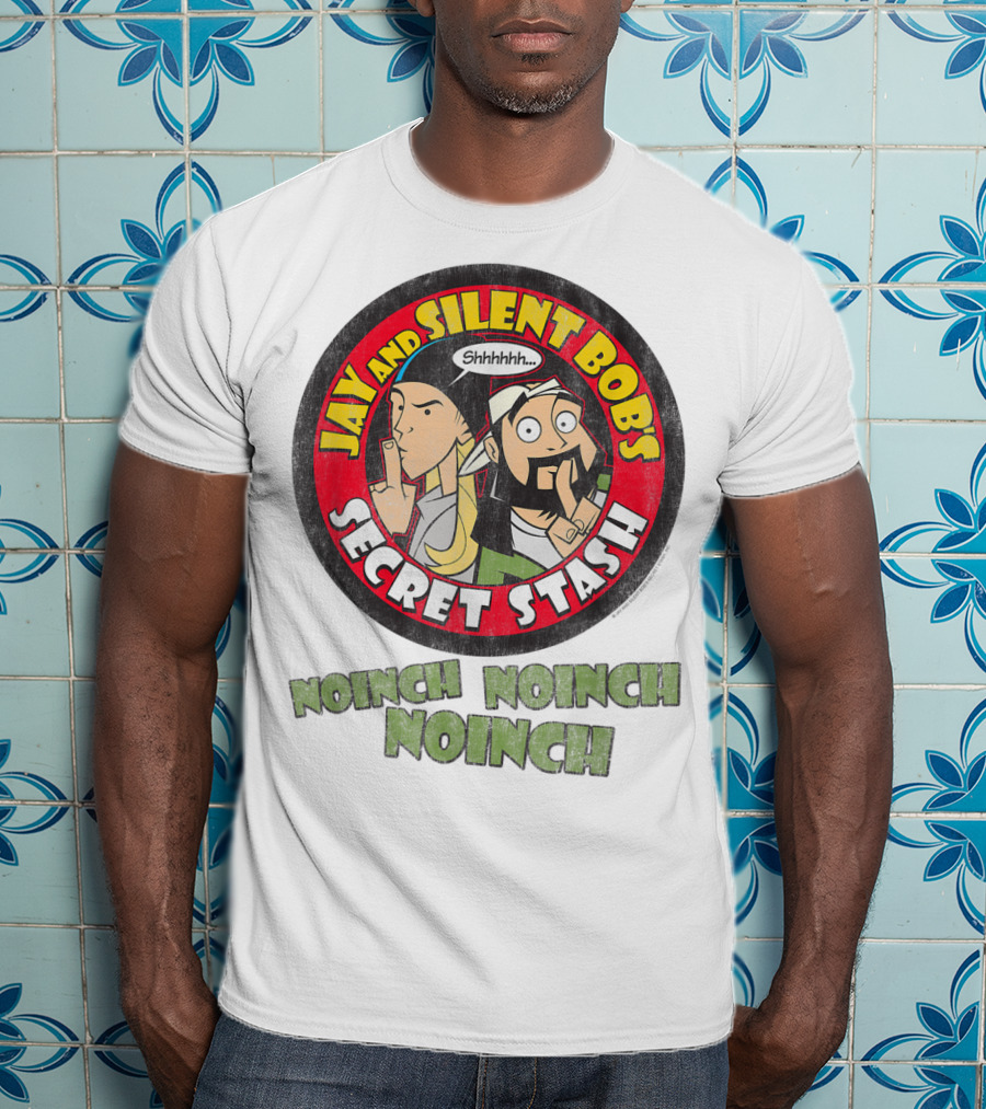 Jay And Silent Bob's Secret Stash Shhhhh Noinch Noinch Noinch T-Shirt